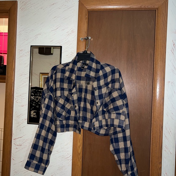 Windsor Cropped flannel jacket - Picture 8 of 8